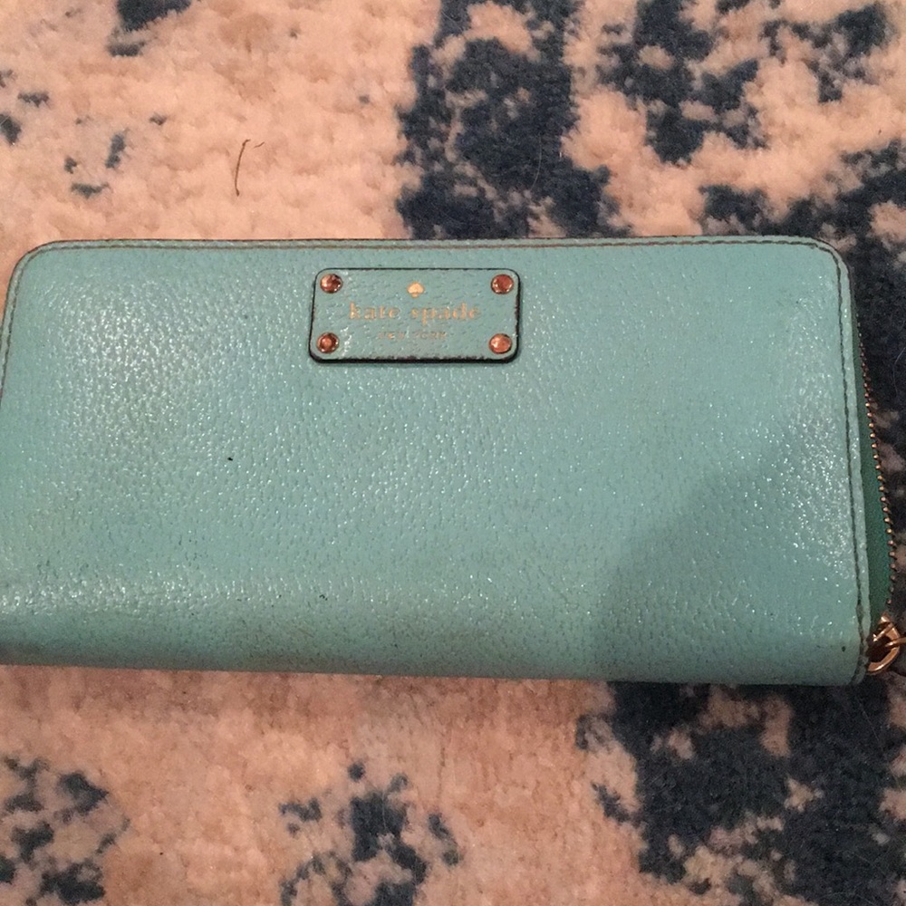 Kate Spade Tiffany Blue large wallet